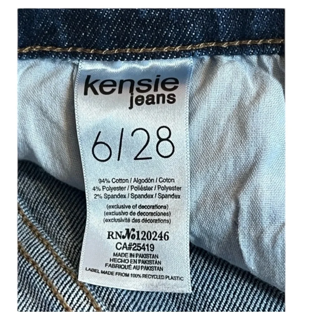 Kensie Jeans Vintage Luxe The‎ Kelsie Highrise Skinny, Blue, Size 6/28